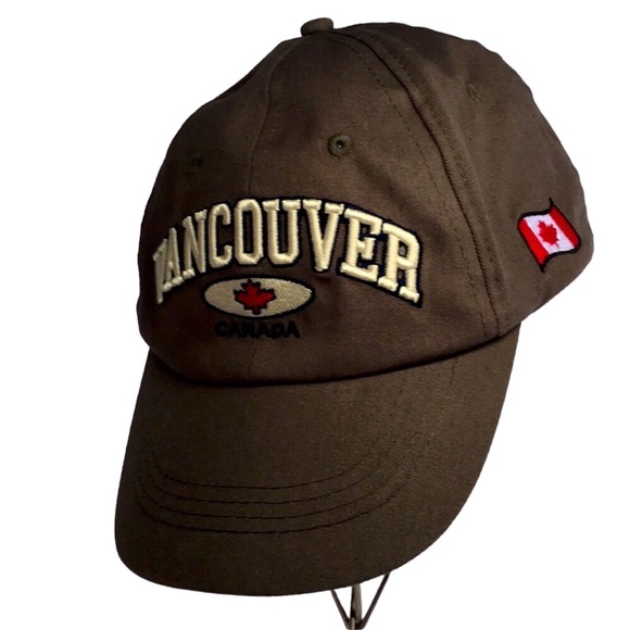 Teepee🧢Vancouver Canada Green Strapback Cap - Picture 5 of 7